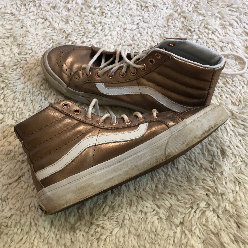 gold vans